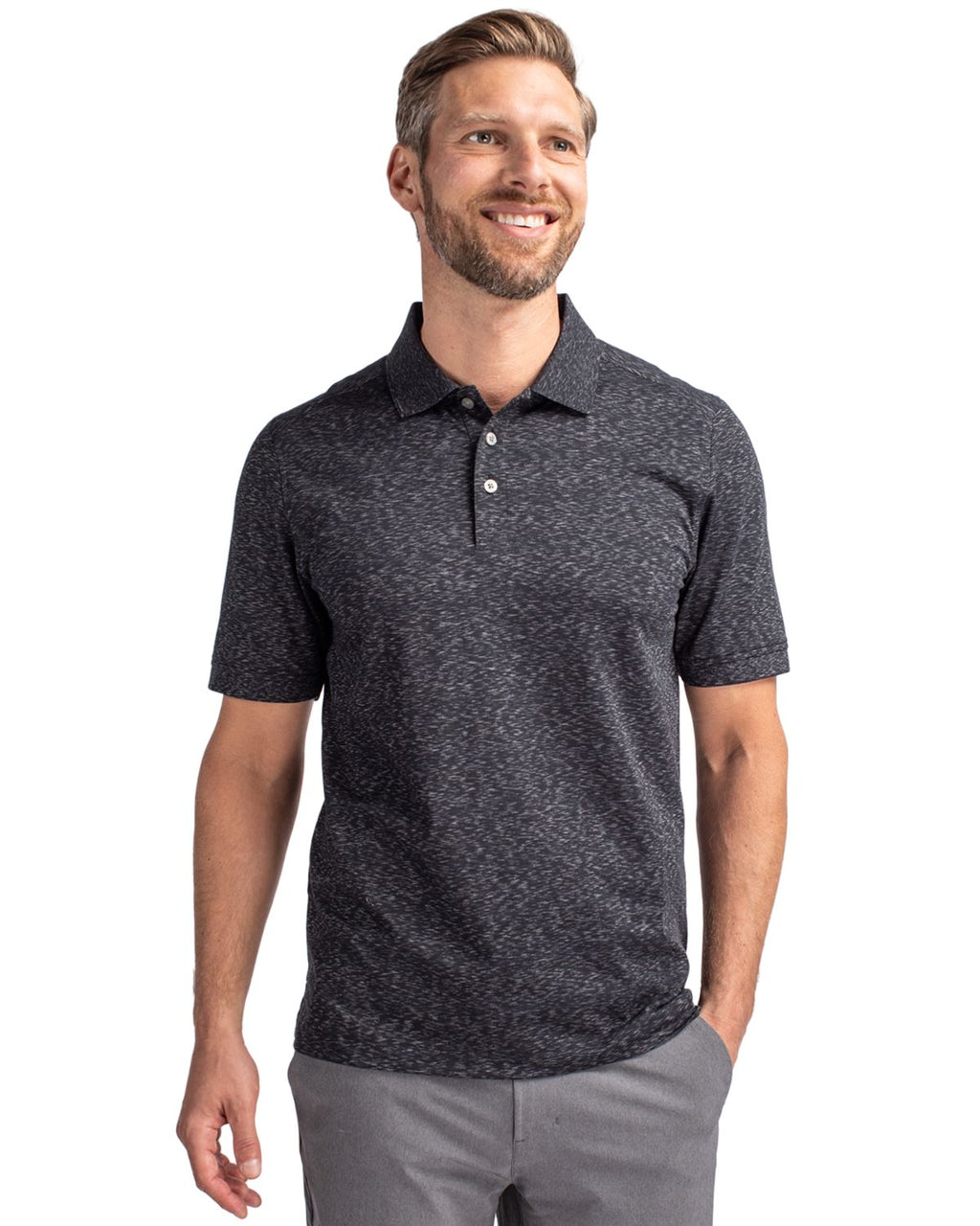 Cutter & Buck® Advantage Tri-Blend Space Dye Mens Polo