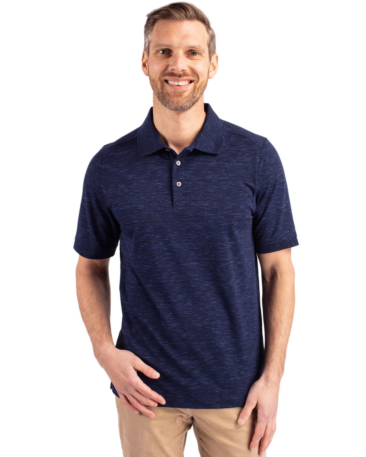 Cutter & Buck® Advantage Tri-Blend Space Dye Mens Polo