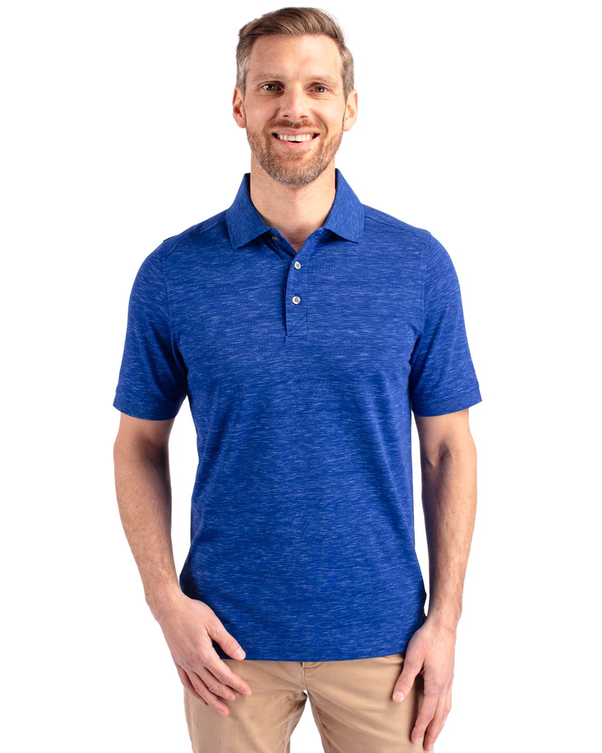 Cutter & Buck® Advantage Tri-Blend Space Dye Mens Polo
