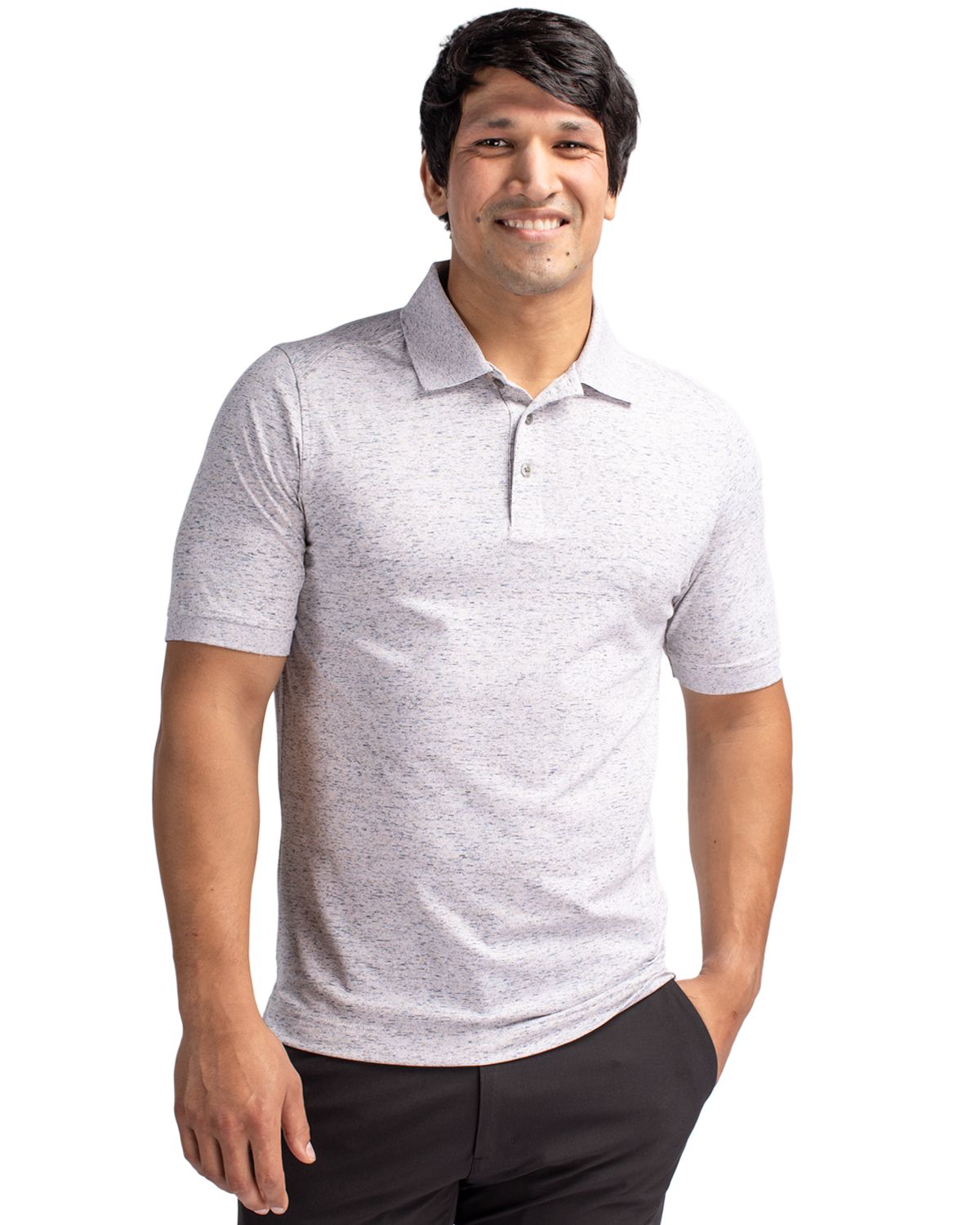 Cutter & Buck® Advantage Tri-Blend Space Dye Mens Polo