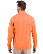 Cutter & Buck® Adapt Eco Knit Heather Mens Quarter Zip Pull Over