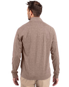 Cutter & Buck® Adapt Eco Knit Heather Mens Quarter Zip Pull Over