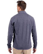 Cutter & Buck® Adapt Eco Knit Heather Mens Big & Tall Quarter Zip Pull Over
