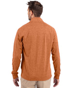 Cutter & Buck® Adapt Eco Knit Heather Mens Quarter Zip Pull Over