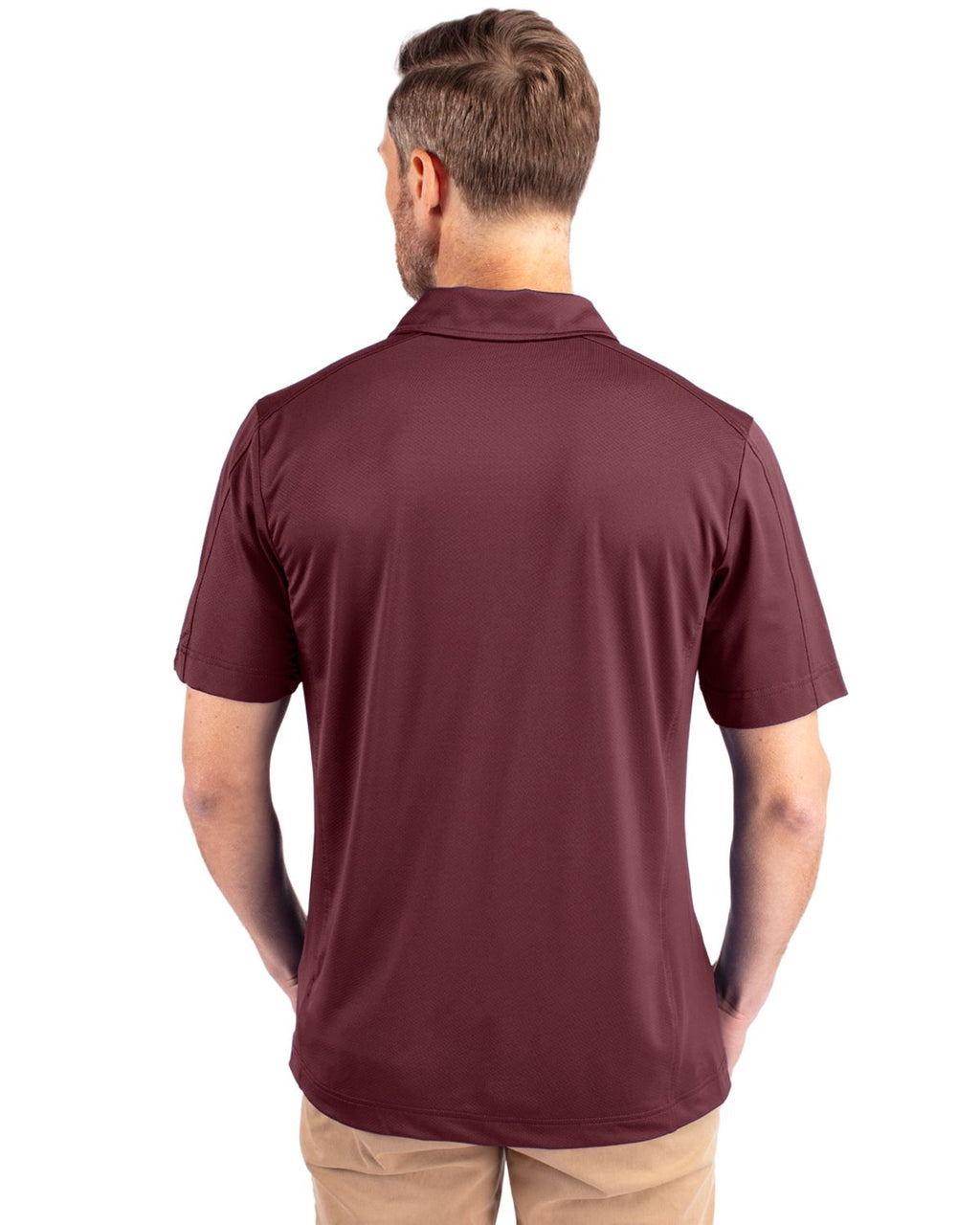 Cutter & Buck® Prospect Eco Textured Stretch Recycled Mens Big & Tall Polo