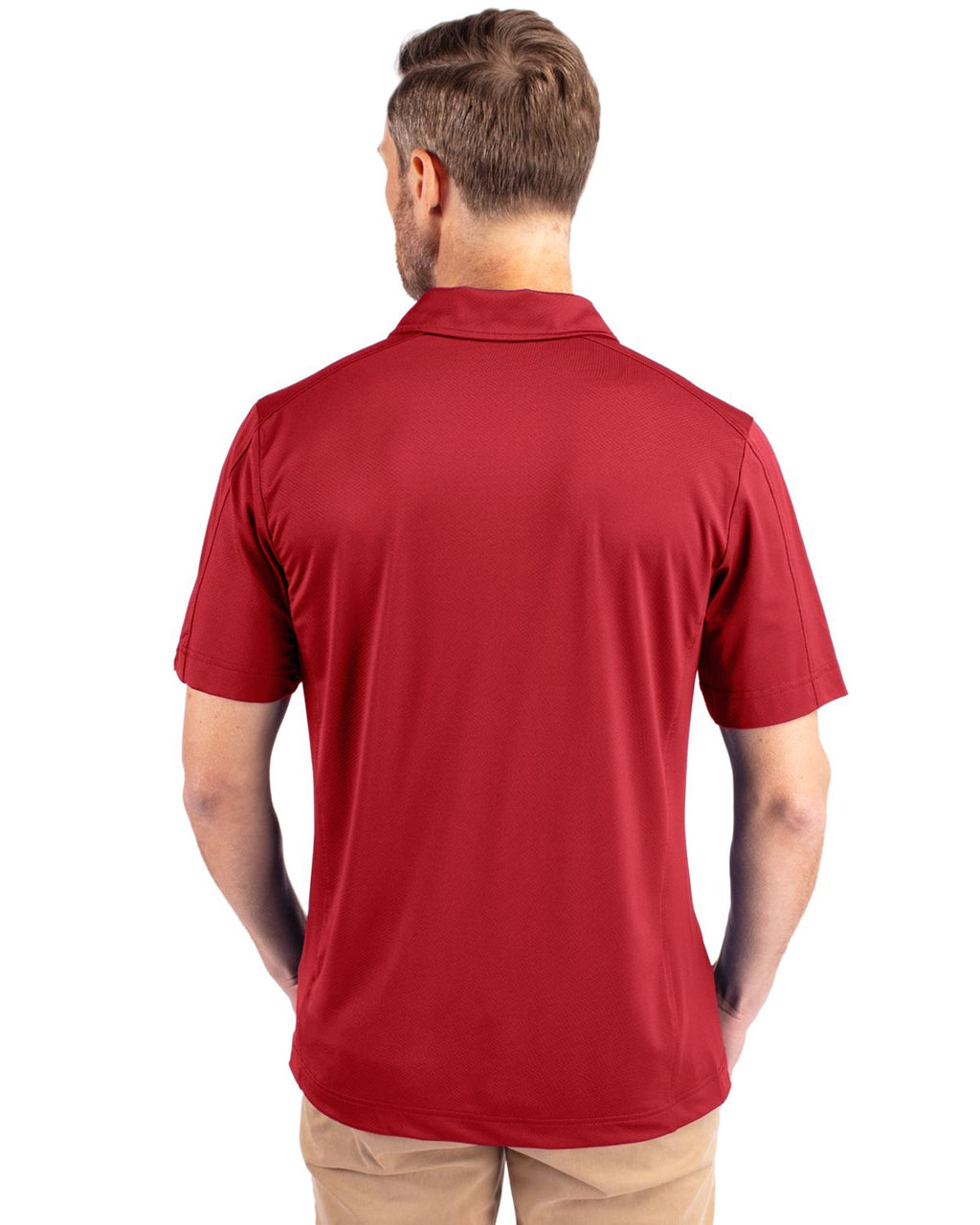 Cutter & Buck® Prospect Eco Textured Stretch Recycled Mens Big & Tall Polo