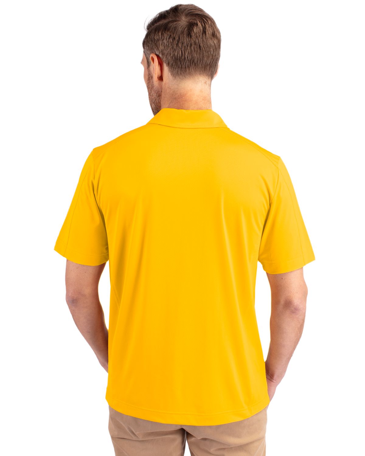 Cutter & Buck® Prospect Eco Textured Stretch Recycled Mens Short Sleeve Polo
