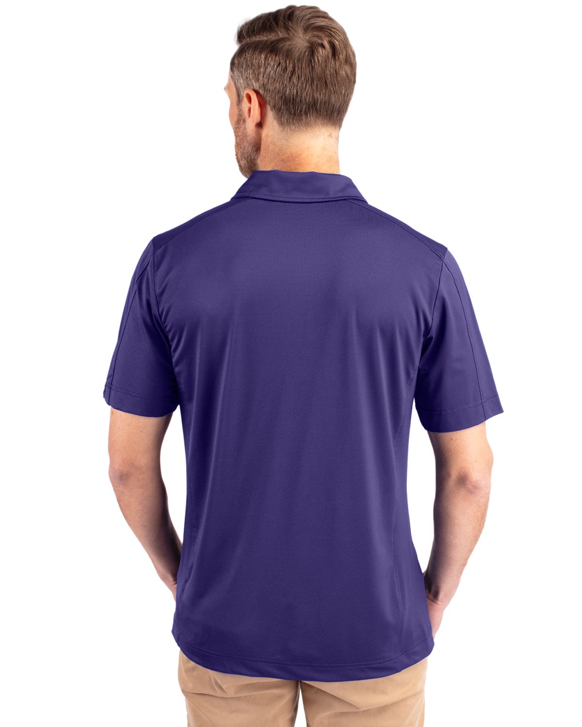 Cutter & Buck® Prospect Eco Textured Stretch Recycled Mens Short Sleeve Polo
