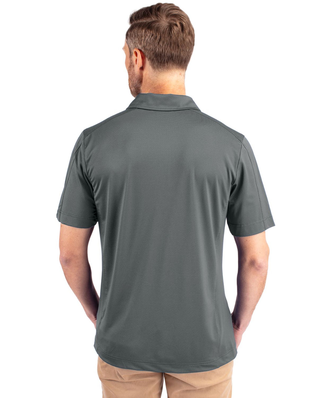 Cutter & Buck® Prospect Eco Textured Stretch Recycled Mens Short Sleeve Polo
