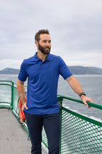 Cutter & Buck® Prospect Eco Textured Stretch Recycled Mens Big & Tall Polo