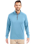 Cutter & Buck® Adapt Eco Knit Stretch Recycled Mens Quarter Zip Pull Over