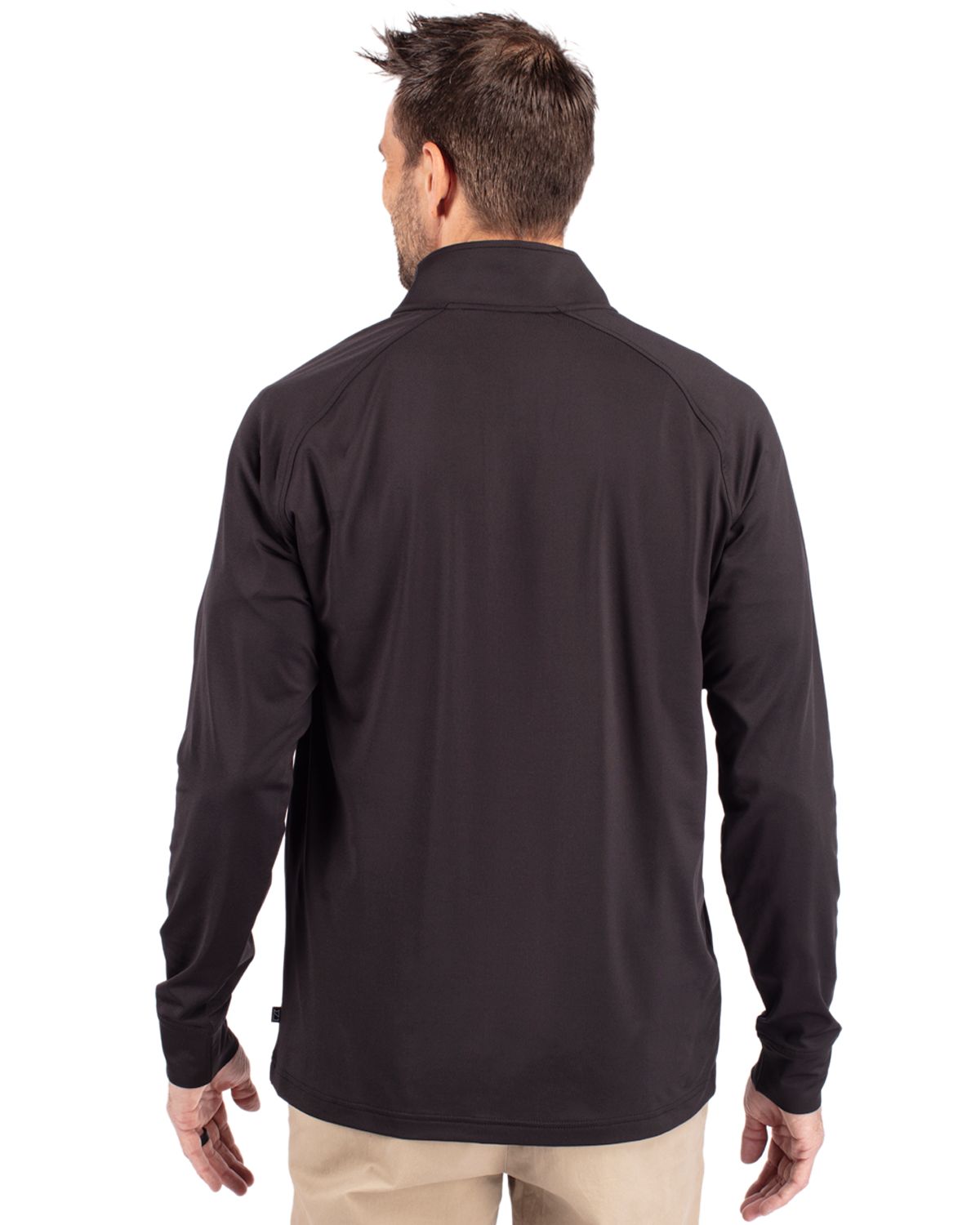 Cutter & Buck® Adapt Eco Knit Stretch Recycled Mens Big and Tall Quarter Zip Pull Over