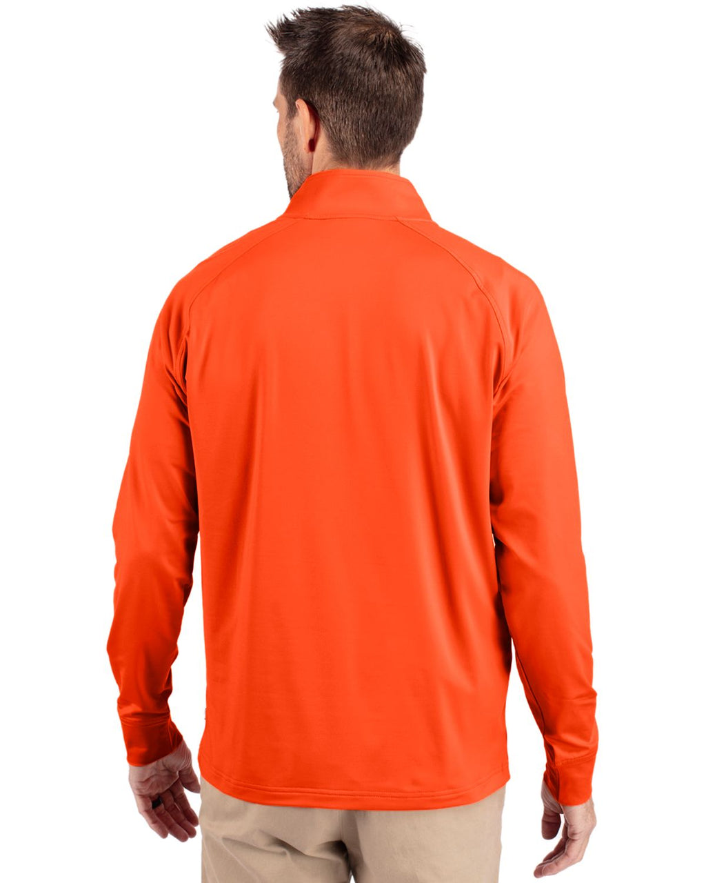 Cutter & Buck® Adapt Eco Knit Stretch Recycled Mens Quarter Zip Pull Over