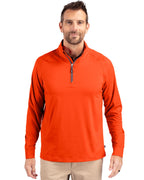 Cutter & Buck® Adapt Eco Knit Stretch Recycled Mens Quarter Zip Pull Over