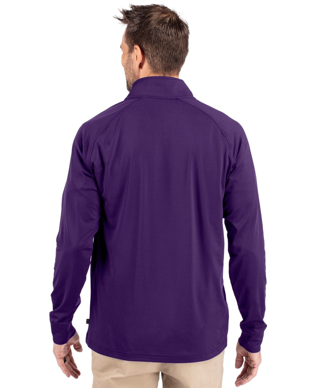 Cutter & Buck® Adapt Eco Knit Stretch Recycled Mens Quarter Zip Pull Over