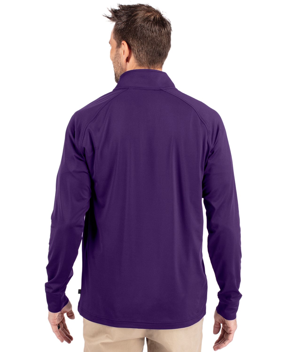 Cutter & Buck® Adapt Eco Knit Stretch Recycled Mens Quarter Zip Pull Over