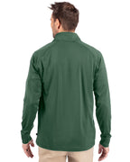 Cutter & Buck® Adapt Eco Knit Stretch Recycled Mens Quarter Zip Pull Over