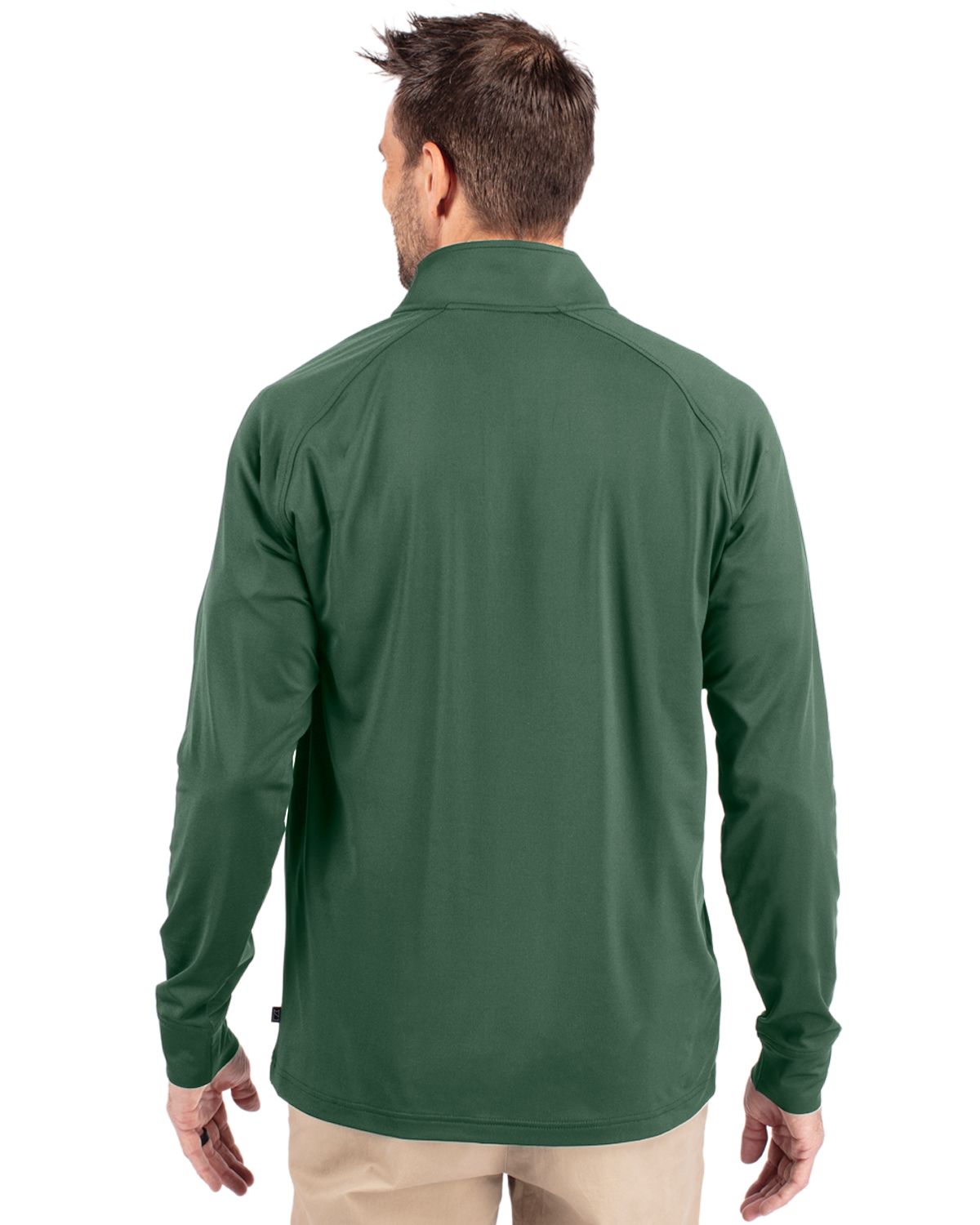 Cutter & Buck® Adapt Eco Knit Stretch Recycled Mens Quarter Zip Pull Over