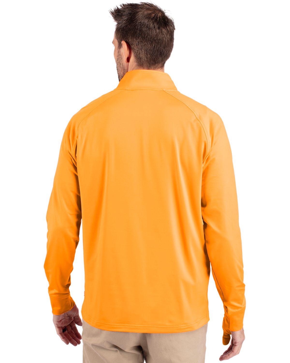 Cutter & Buck® Adapt Eco Knit Stretch Recycled Mens Quarter Zip Pull Over