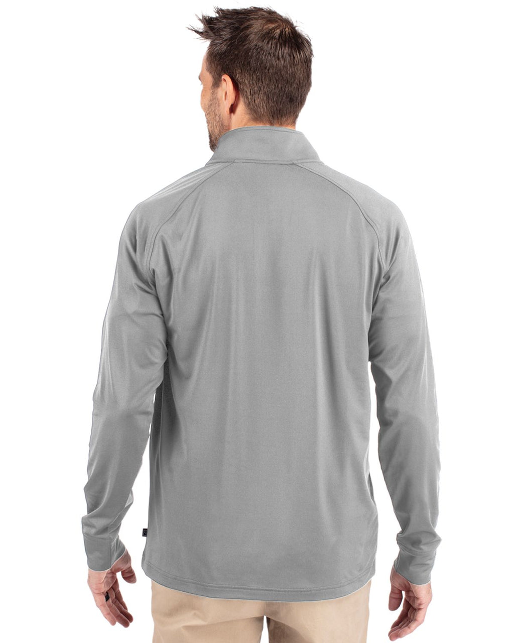 Cutter & Buck® Adapt Eco Knit Stretch Recycled Mens Quarter Zip Pull Over