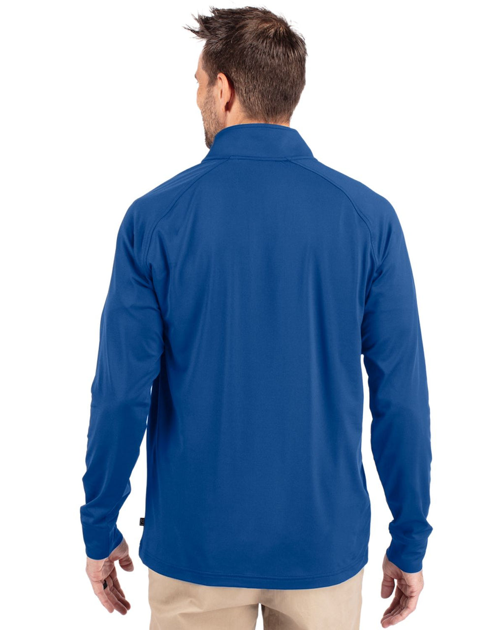 Cutter & Buck® Adapt Eco Knit Stretch Recycled Mens Big and Tall Quarter Zip Pull Over
