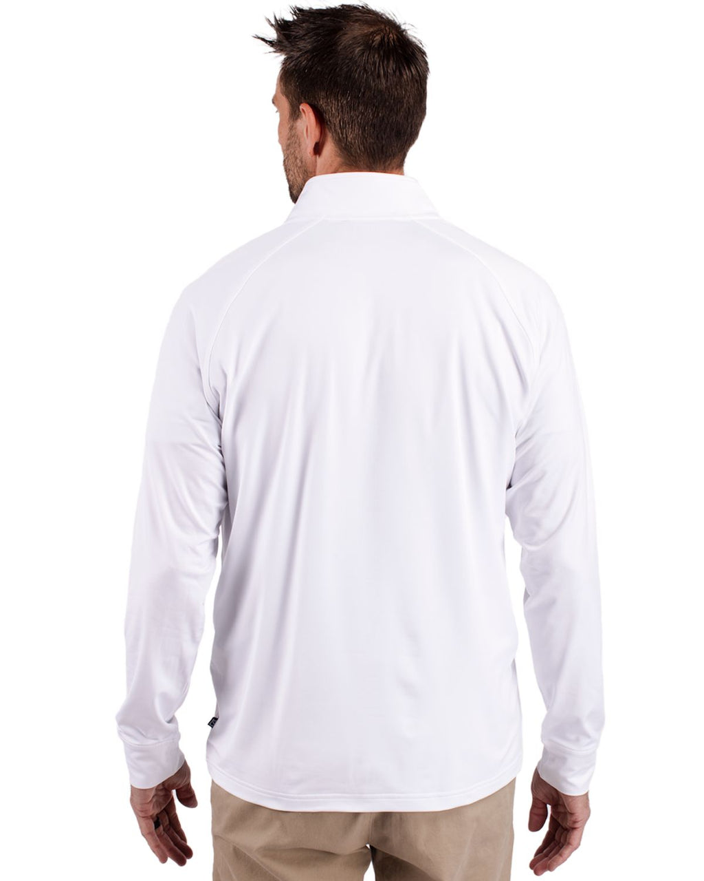 Cutter & Buck® Adapt Eco Knit Stretch Recycled Mens Quarter Zip Pull Over