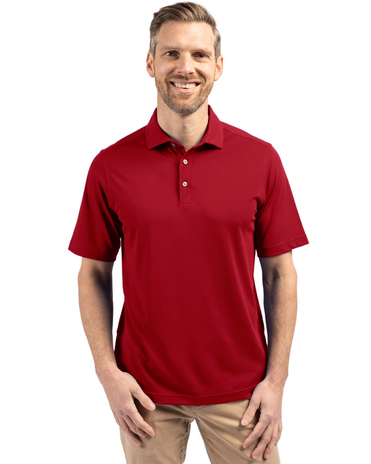 Cutter & Buck Virtue Eco Pique Recycled Mens Polo