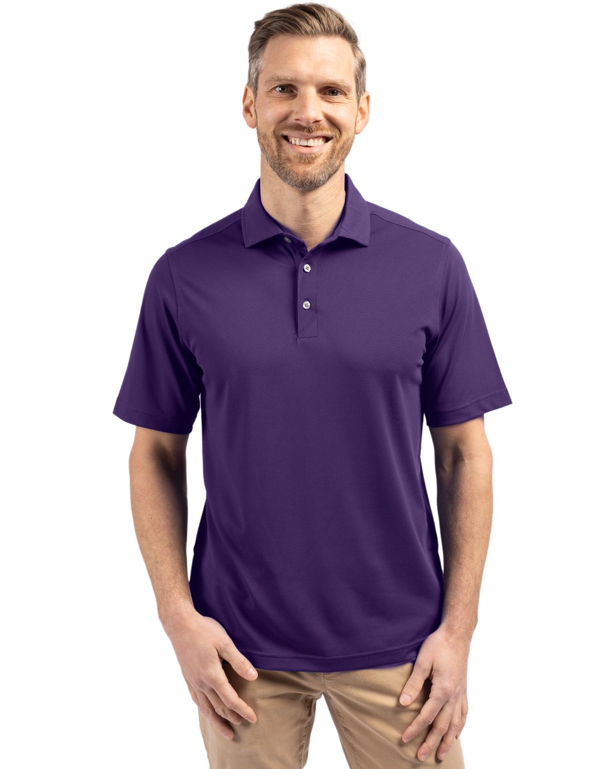 Cutter & Buck Virtue Eco Pique Recycled Mens Polo