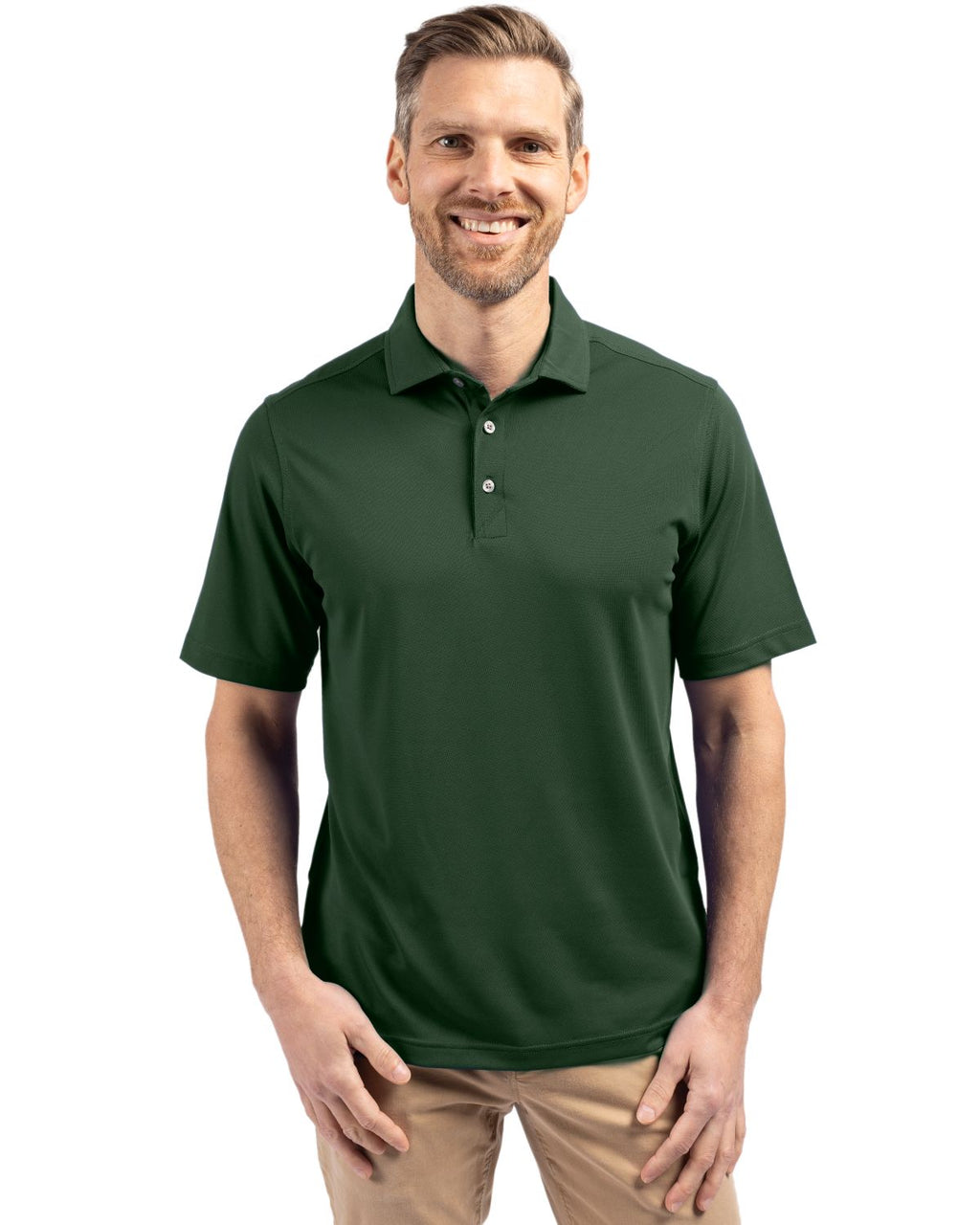 Cutter & Buck® Virtue Eco Pique Recycled Mens Big and Tall Polo
