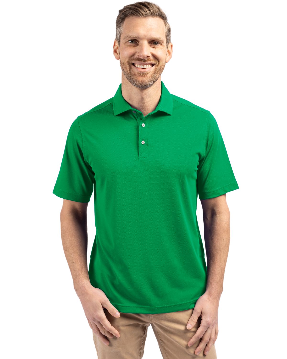 Cutter & Buck Virtue Eco Pique Recycled Mens Polo