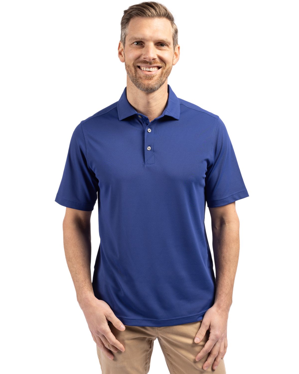 Cutter & Buck Virtue Eco Pique Recycled Mens Polo