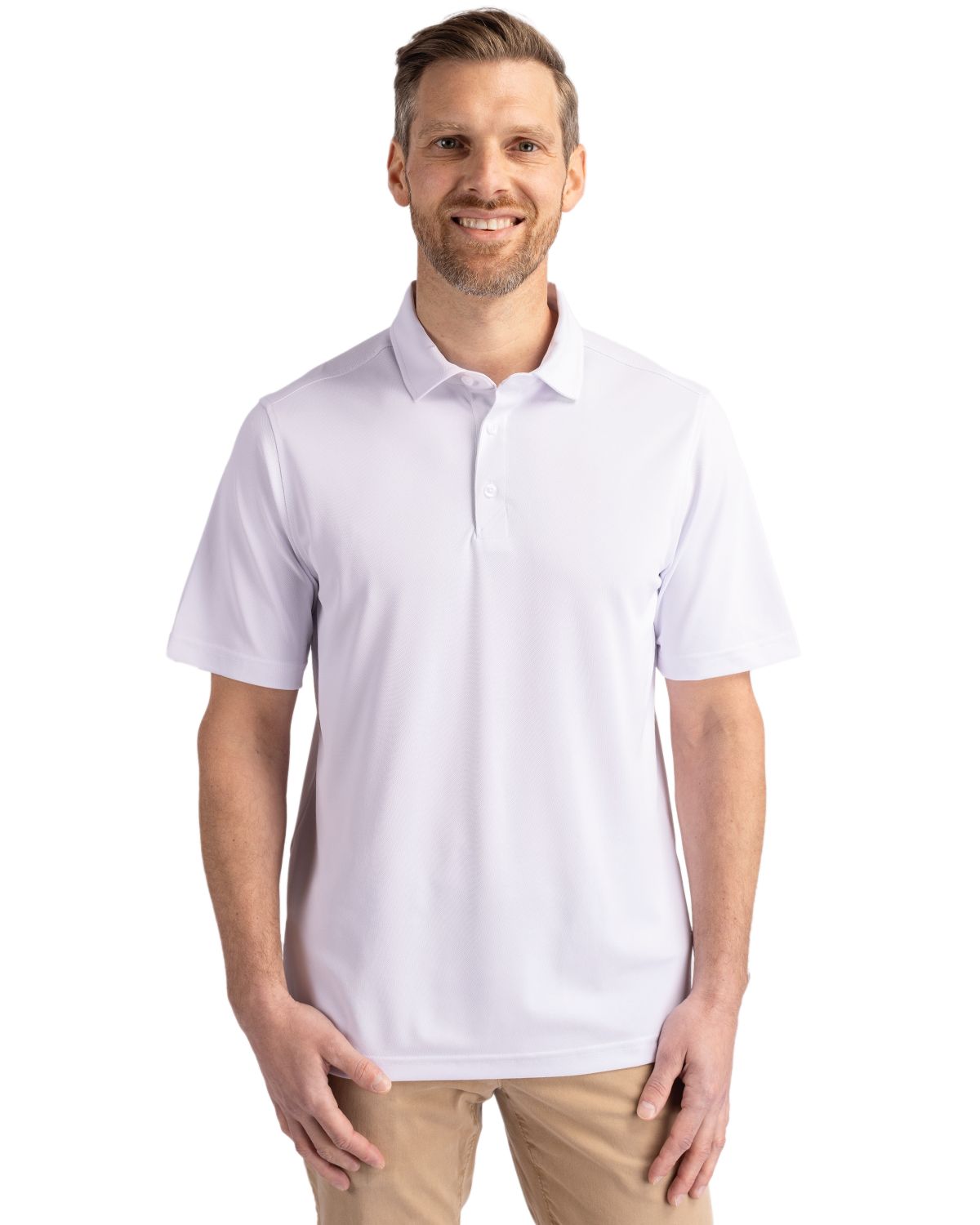 Cutter & Buck® Virtue Eco Pique Recycled Mens Big and Tall Polo