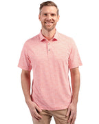 Cutter & Buck® Virtue Eco Pique Botanical Print Recycled Mens Polo