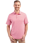 Cutter & Buck® Virtue Eco Pique Botanical Print Recycled Mens Polo