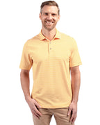 Cutter & Buck® Virtue Eco Pique Stripe Recycled Mens Polo