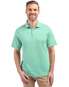 Cutter & Buck® Virtue Eco Pique Stripe Recycled Mens Polo