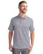 Cutter & Buck® Virtue Eco Pique Stripe Recycled Mens Polo