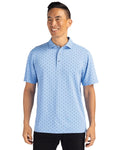 Cutter & Buck® Virtue Eco Pique Tile Print Recycled Mens Polo