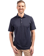 Cutter & Buck® Virtue Eco Pique Tile Print Recycled Mens Polo
