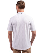 Cutter & Buck® Virtue Eco Pique Tile Print Recycled Mens Big & Tall Polo