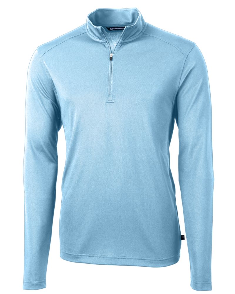 Cutter & Buck® Virtue Eco Pique Recycled Quarter Zip Mens Pull Over