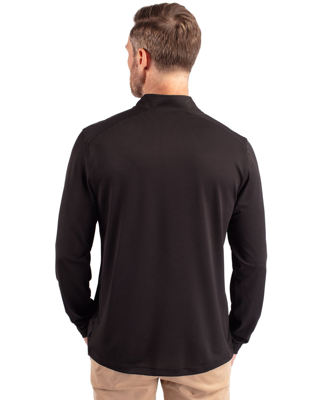 Cutter & Buck® Virtue Eco Pique Recycled Quarter Zip Mens Big & Tall Pull Over