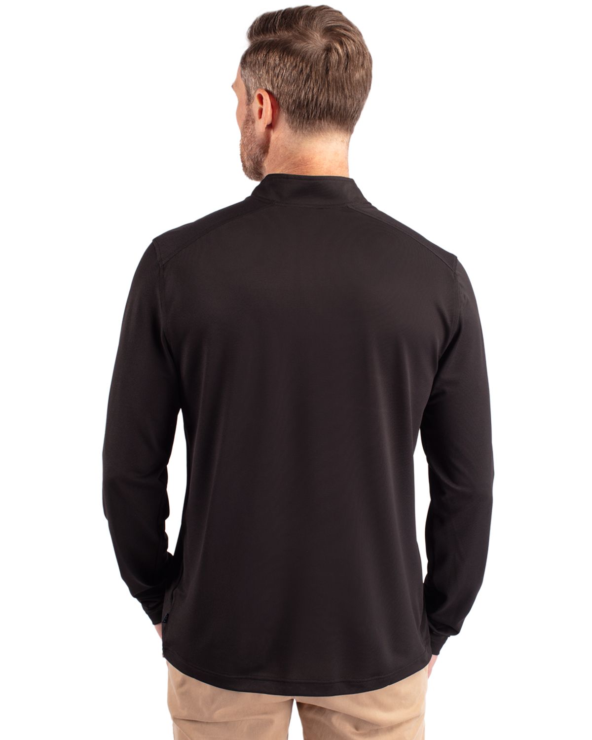 Cutter & Buck® Virtue Eco Pique Recycled Quarter Zip Mens Big & Tall Pull Over