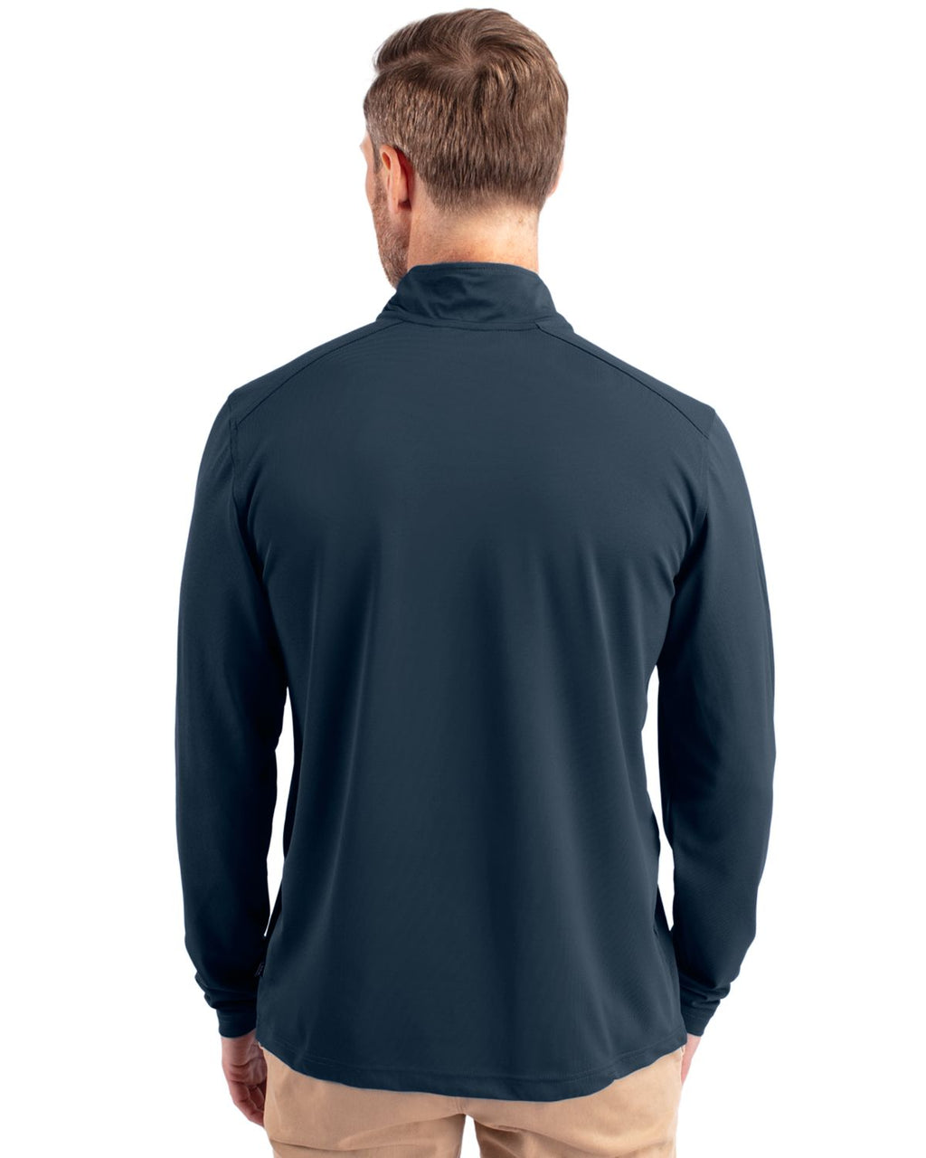 Cutter & Buck® Virtue Eco Pique Recycled Quarter Zip Mens Big & Tall Pull Over