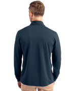 Cutter & Buck® Virtue Eco Pique Recycled Quarter Zip Mens Big & Tall Pull Over