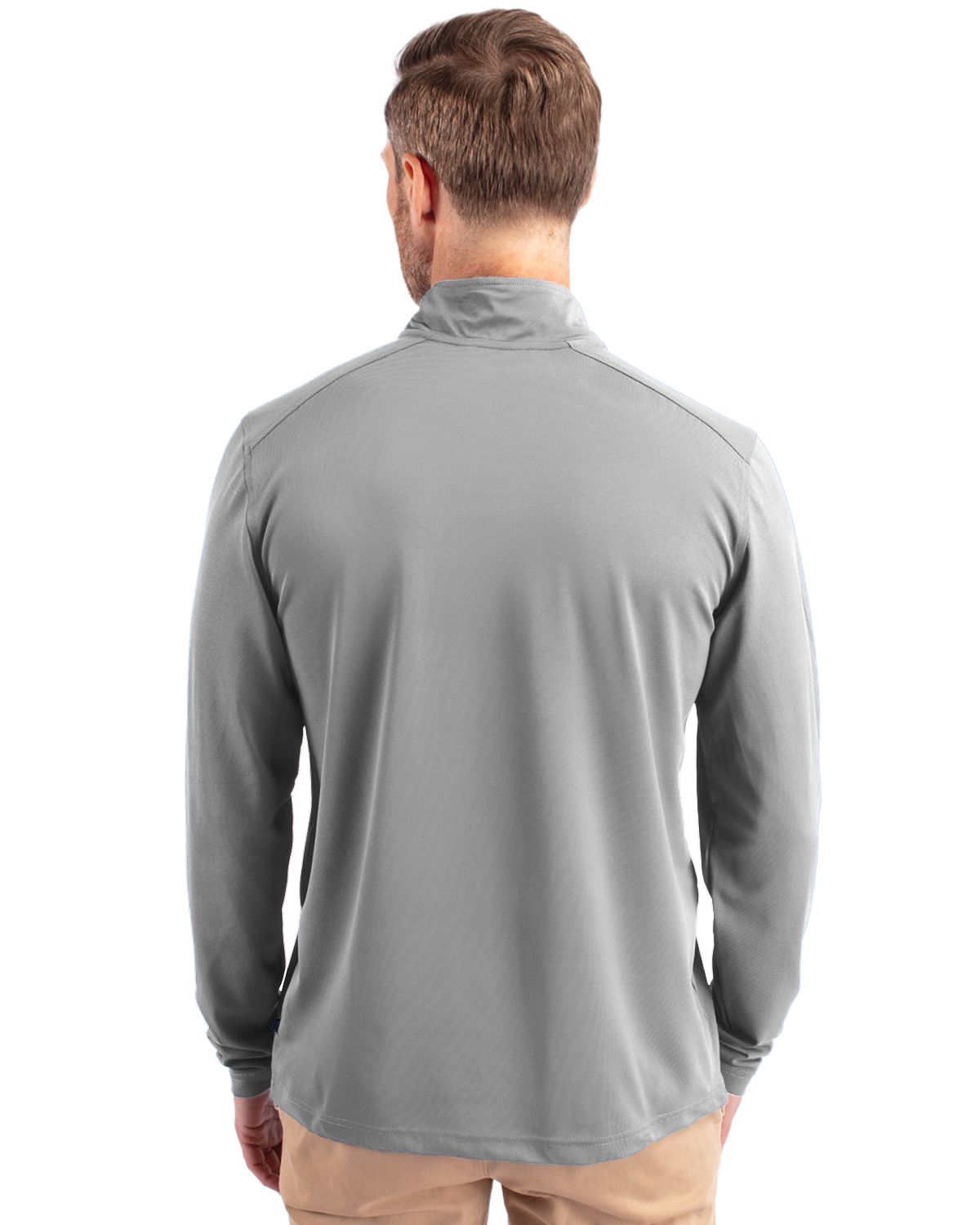 Cutter & Buck® Virtue Eco Pique Recycled Quarter Zip Mens Big & Tall Pull Over