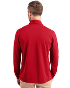 Cutter & Buck® Virtue Eco Pique Recycled Quarter Zip Mens Big & Tall Pull Over