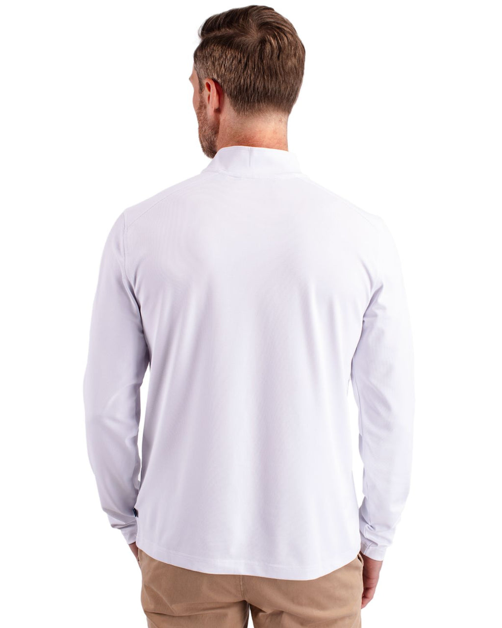 Cutter & Buck® Virtue Eco Pique Recycled Quarter Zip Mens Big & Tall Pull Over