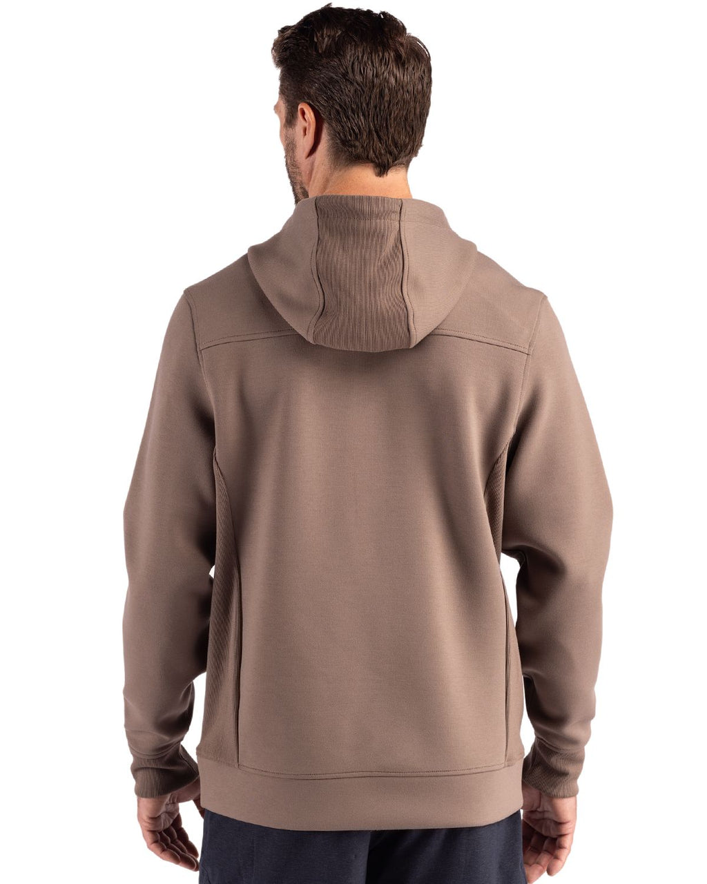 Cutter & Buck® Roam Eco Half Zip Recycled Mens Hooded Pull Over