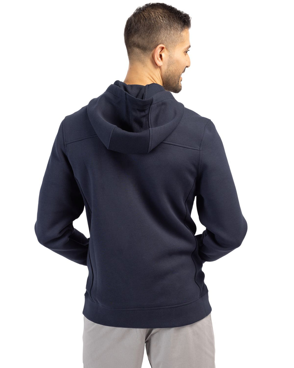 Cutter & Buck® Roam Eco Half Zip Recycled Mens Hooded Pull Over